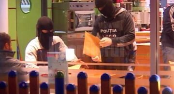 Imagini de la flagrantul din benzinarie