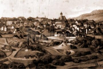 Cernăuți, 1832 – desen de I. Schubirsz