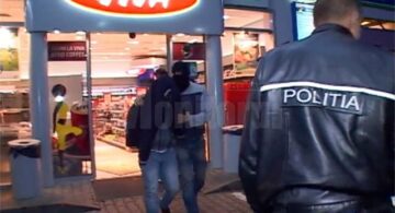 Imagini de la flagrantul din benzinarie