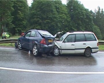 Accidentul s-a produs pe fondul ploii torențiale