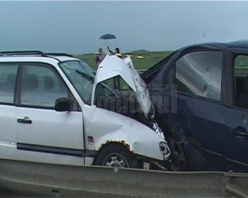 Accidentul s-a produs pe fondul ploii torențiale