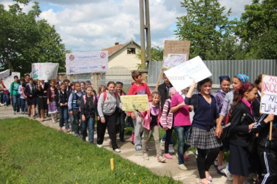 Acțiune civică organizată de elevi ai Școlii cu clasele I-VIII Plopeni