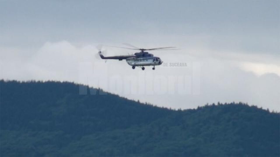 elicopter folosit la acțiunile de control