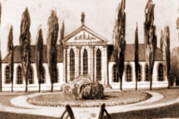 Cernăuți, Palatul Administrativ, 1832 – desen de I. Schubirsz