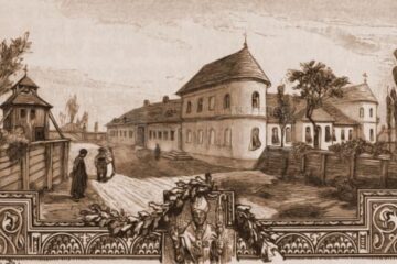 Cernăuți, Palatul Episcopal – desen de Rudolf Bernt (1844-1914)