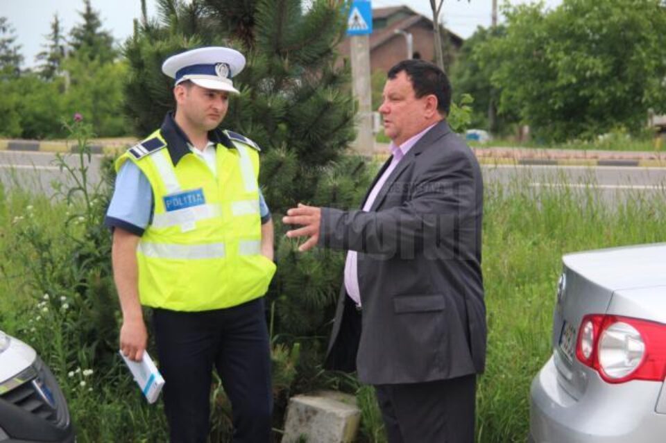 Romică Burlacu a chemat poliția la fața locului