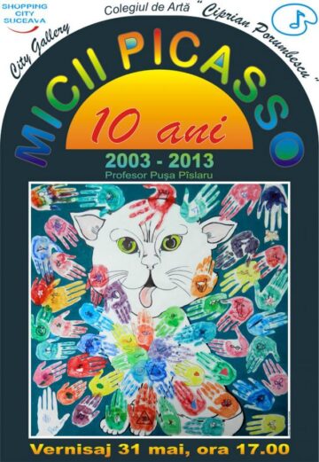 „Micii Picasso”, expoziție aniversară la City Gallery