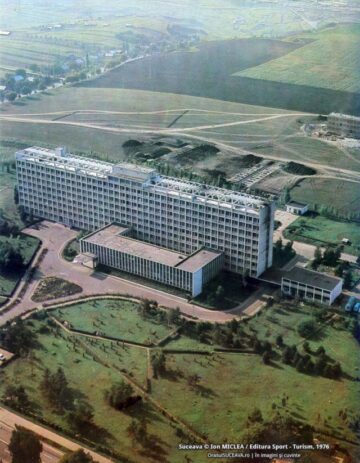 Spitalul Suceava la începutul anilor ’70. Foto: Ion MICLEA / Editura Sport-Turism