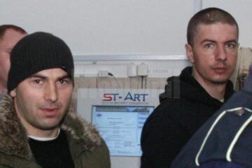 Iulian Spatariu (stânga) și Vasile Ion Crasi (dreapta)