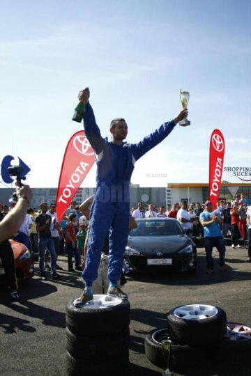 Marian Croitoru, câștigătorul Toyota Suceava Drift Grand Prix