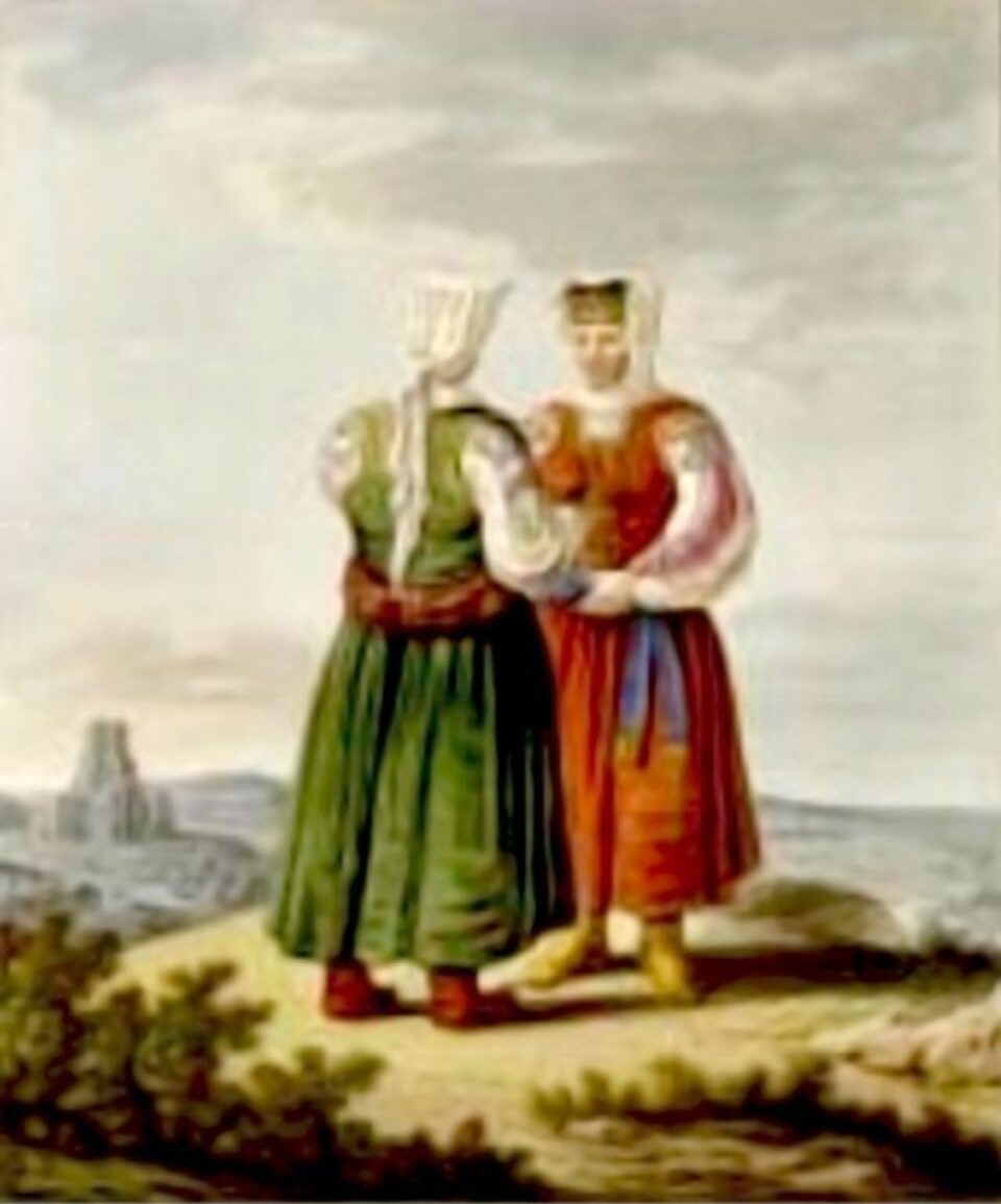 Filipovence, în 1810 – acuarelă de Franz Jaschke (1775-1842)