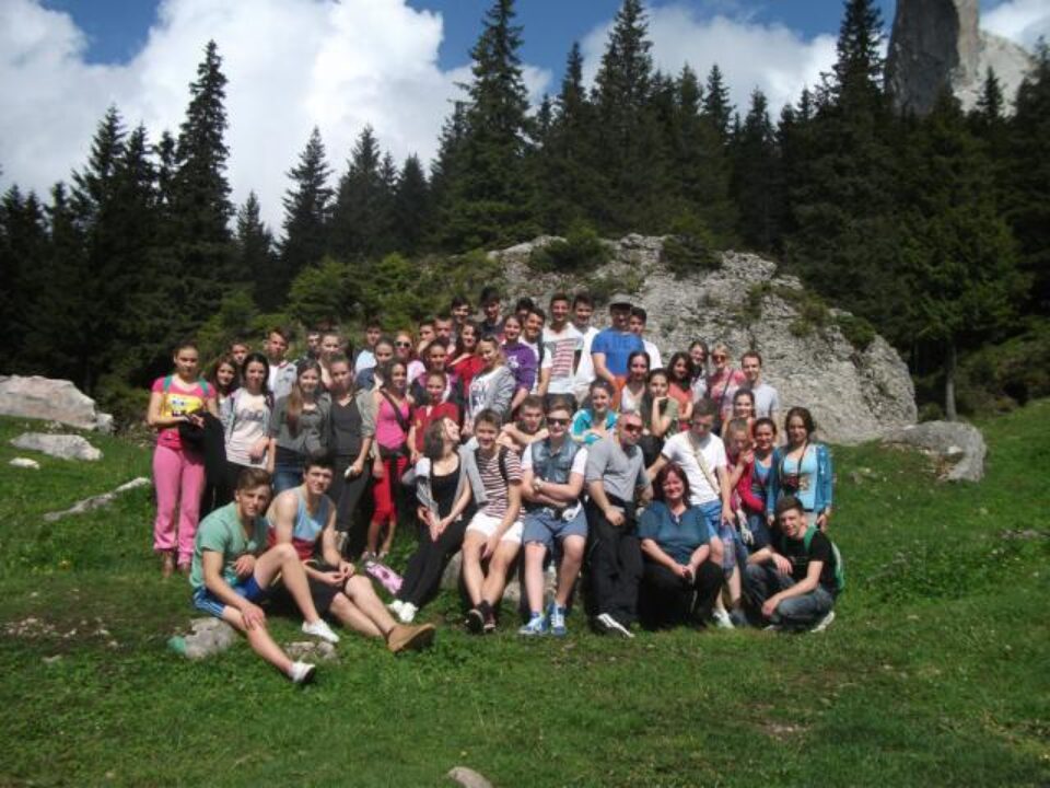 Elevi ai Colegiului Alexandru cel Bun, în excursie pe Rarău