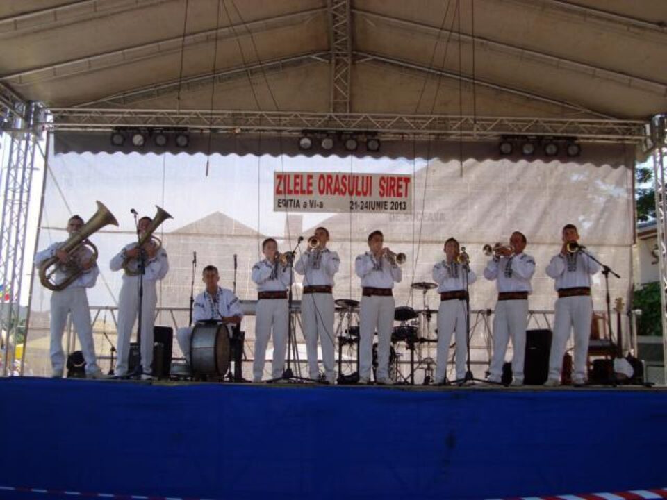 Muzică de fanfară la Zilele Siretului