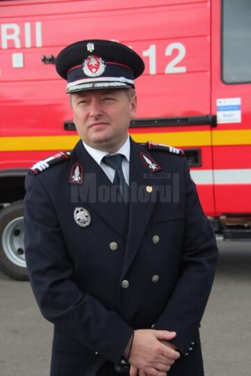 Inspectorul-șef al ISU Suceava, colonelul Dan Hoffman