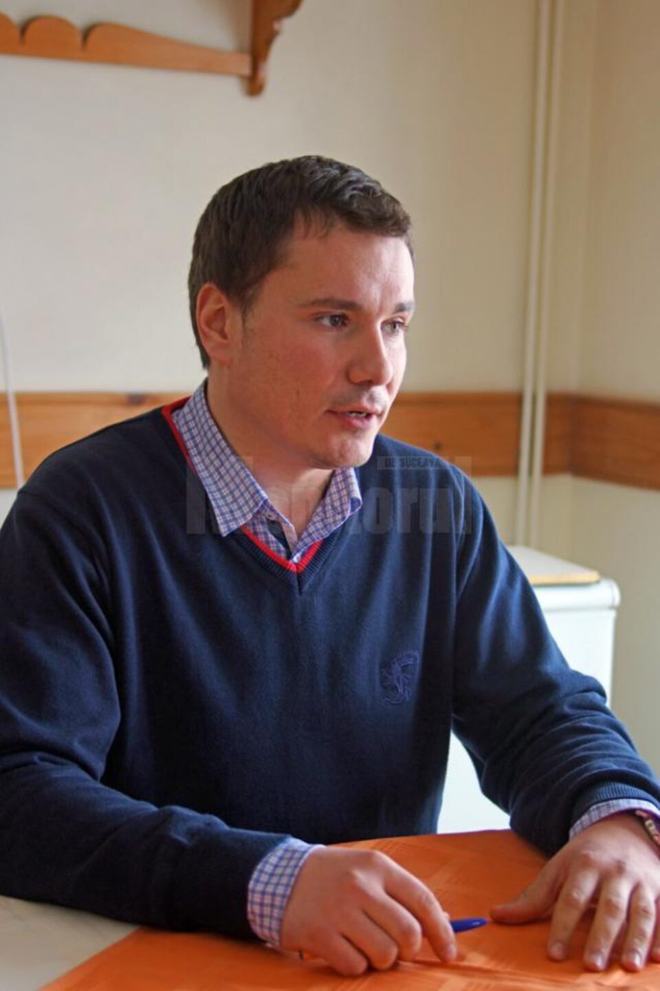 Coordonatorul proiectului de la Spătărești, Ionuț Păstrăv