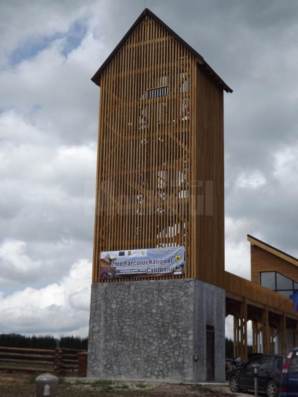 Turnul de vizualizare a zonei Călimani, inaugurat de Ziua Parcului Călimani