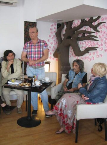 Lansarea volumului „(R)umori” la Cafenea & Ceainărie „Sakura”