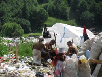 Groapa de gunoi a municipiului Câmpulung Moldovenesc din zona Izvor Boatca