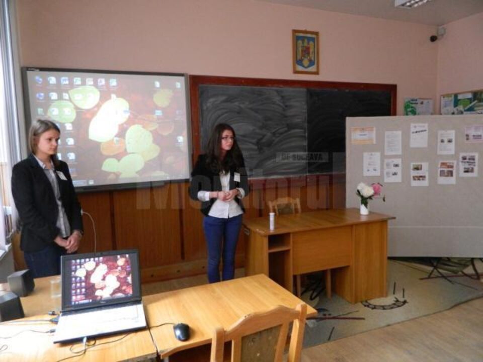 Proiectul a fost prezentat de elevele Luciana Condur și Ilinca Doriana Volanschi