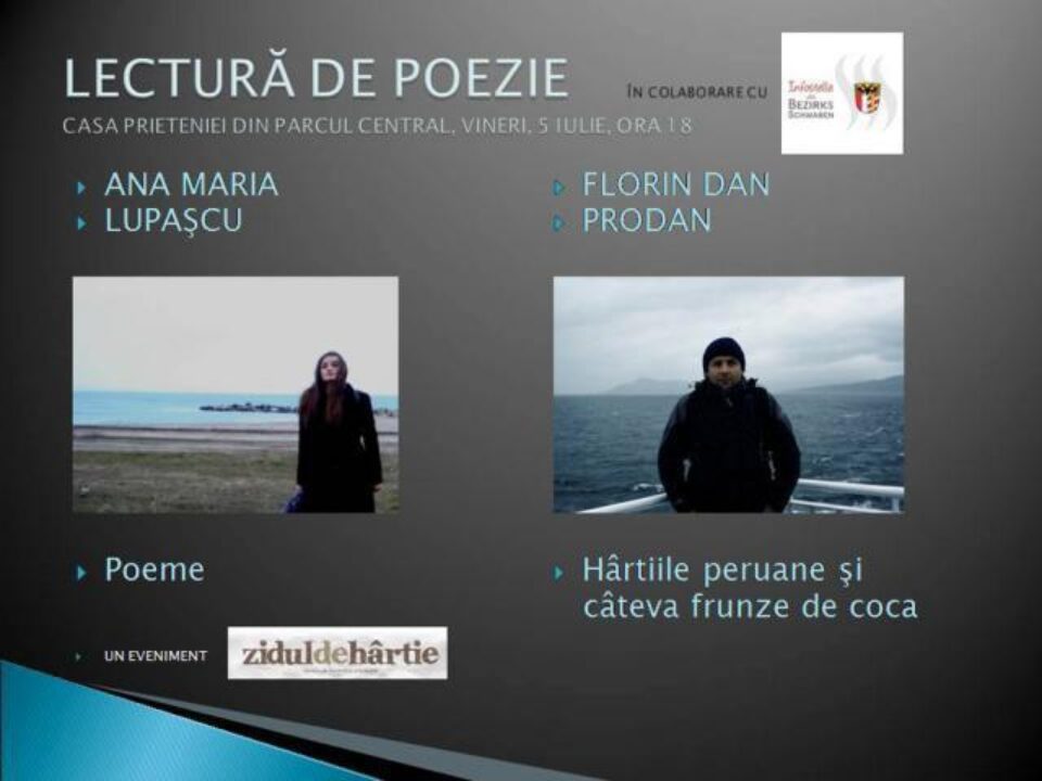 Recital de poezie, la Casa Prieteniei