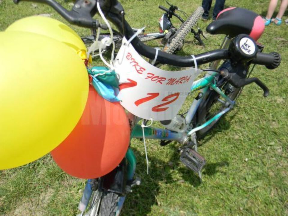 19 copii au participat la o acțiune intitulată simbolic „Bike for Maria”