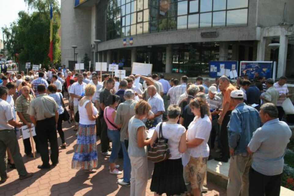 protest salariați