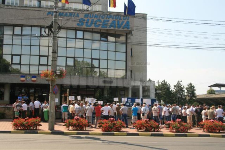 protest salariați Termica