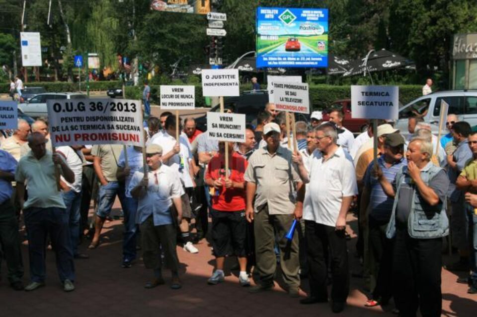 Protestul salariaților de la Termica va fi mutat de la primărie la centrala de termoficare a orașului