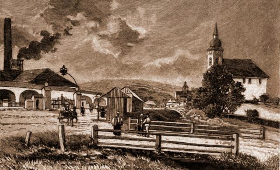Cacica – desen de Mattias Adolf Charlemont (1820-1871)