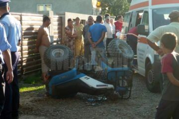 Victima i-a reproșat agresorului că face gălăgie și că poate da cu ATV-ul peste copiii care se jucau în zonă