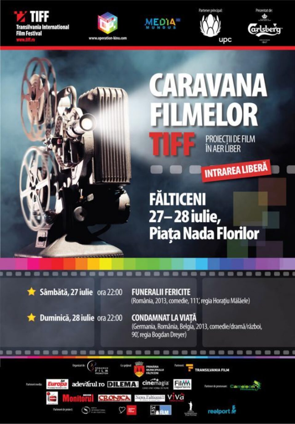 Cele mai noi filme românești vor fi difuzate la Fălticeni de Caravana TIFF
