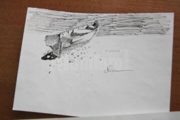 La 15 ani, pregătește a doua expoziție de grafică și visează să devină arhitect