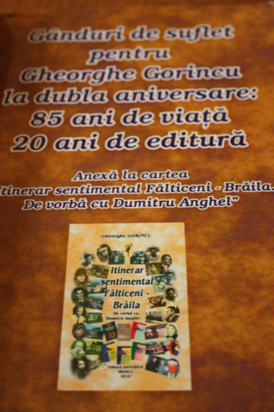 Cărțile lui Gheorghe Gorincu au ajuns și la Galeria Oamenilor de Seamă din Fălticeni