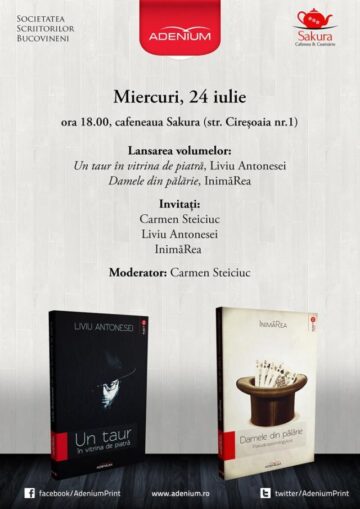 Lansări de carte la Cafenea & Ceainărie Sakura