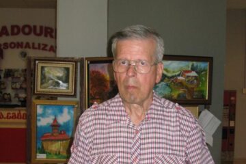 Pictorul sucevean Ștefan Danilevici, supranumit „pictorul crizantemelor”