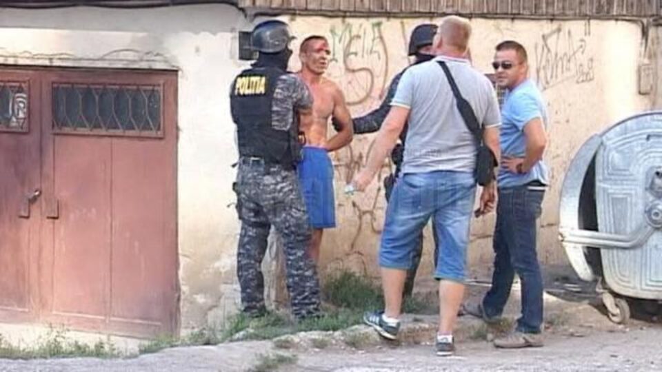 Momentele în care a fost prins de polițiști