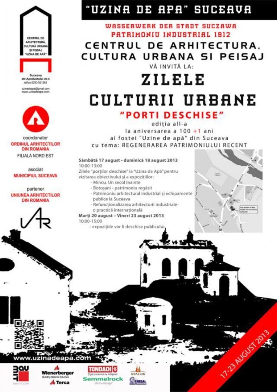 Zilele Culturii Urbane la „Uzina de Apă” Suceava