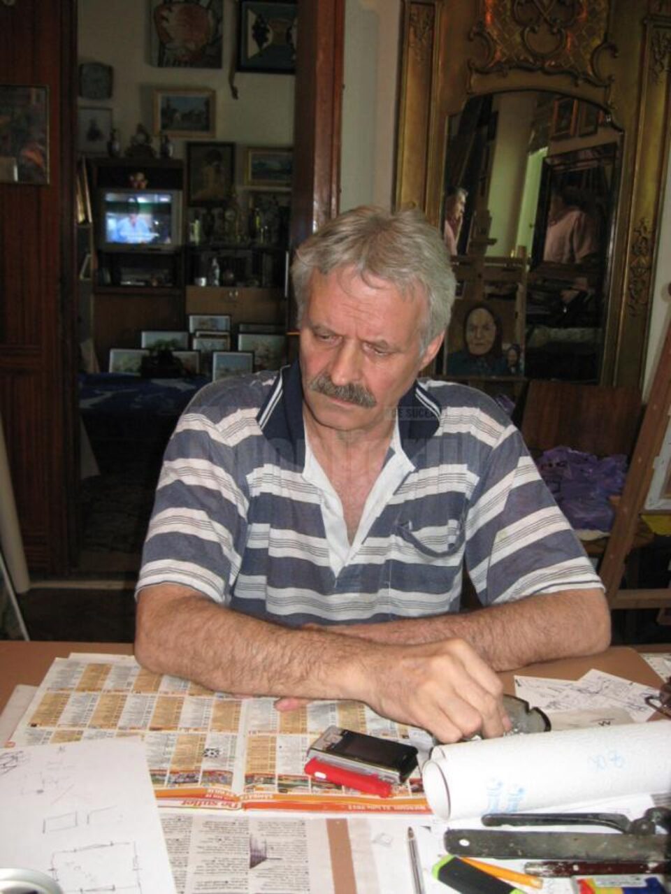 Artistul plastic Vasile Anghel Siminiuc