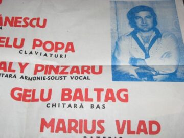 Afișele spectacolelor de dinainte de 1989