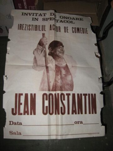Afișele spectacolelor de dinainte de 1989