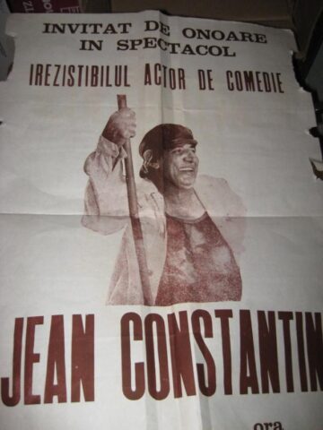 Afișele spectacolelor de dinainte de 1989