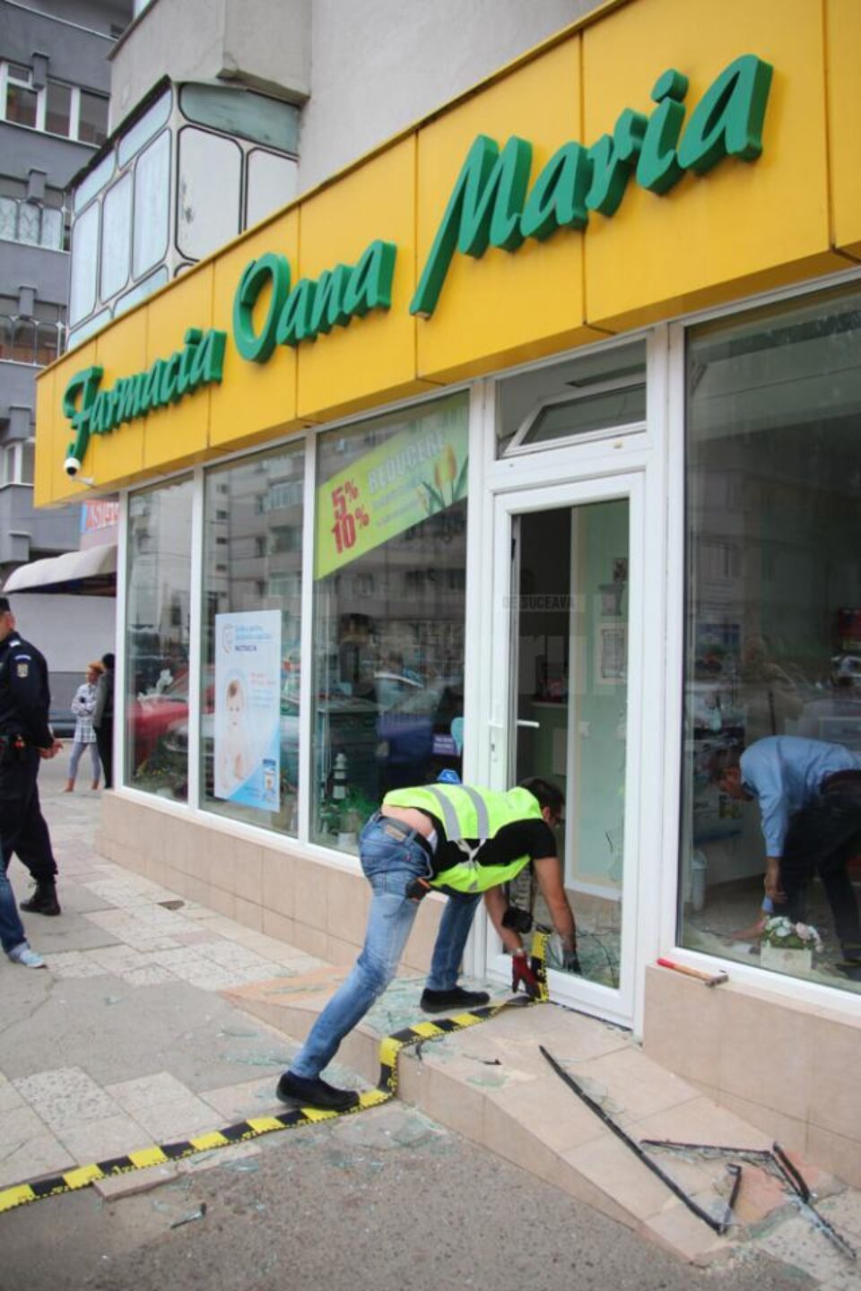 Criminaliștii, la locul faptei