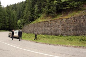 Ziduri de protecție pe drumul Sadova-Sucevița