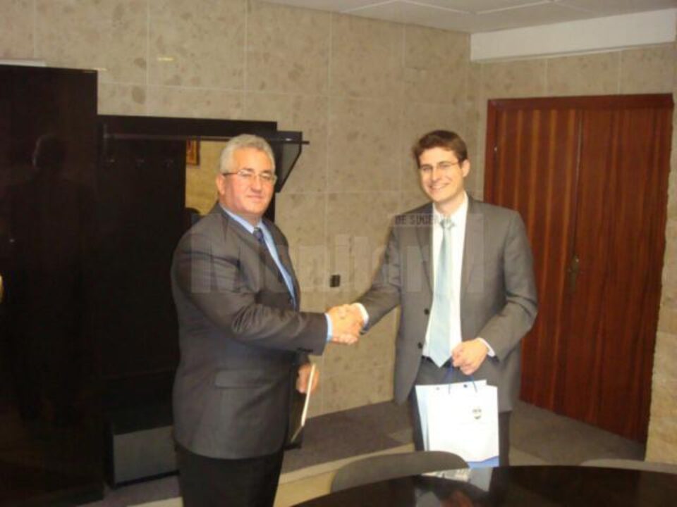 Ion Lungu și Sebastian Gromig, șeful Secției economice și comerciale a Ambasadei Germaniei la București Ion Lungu și Sebastian Gromig, șeful Secției economice și comerciale a Ambasadei Germaniei la București