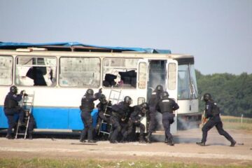 Exercițiul tactic al jandarmilor