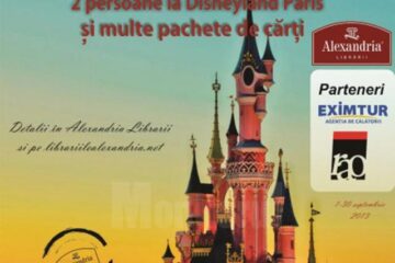 Două excursii la Disneyland Paris și multe pachete de cărți, oferite de Alexandria Librării
