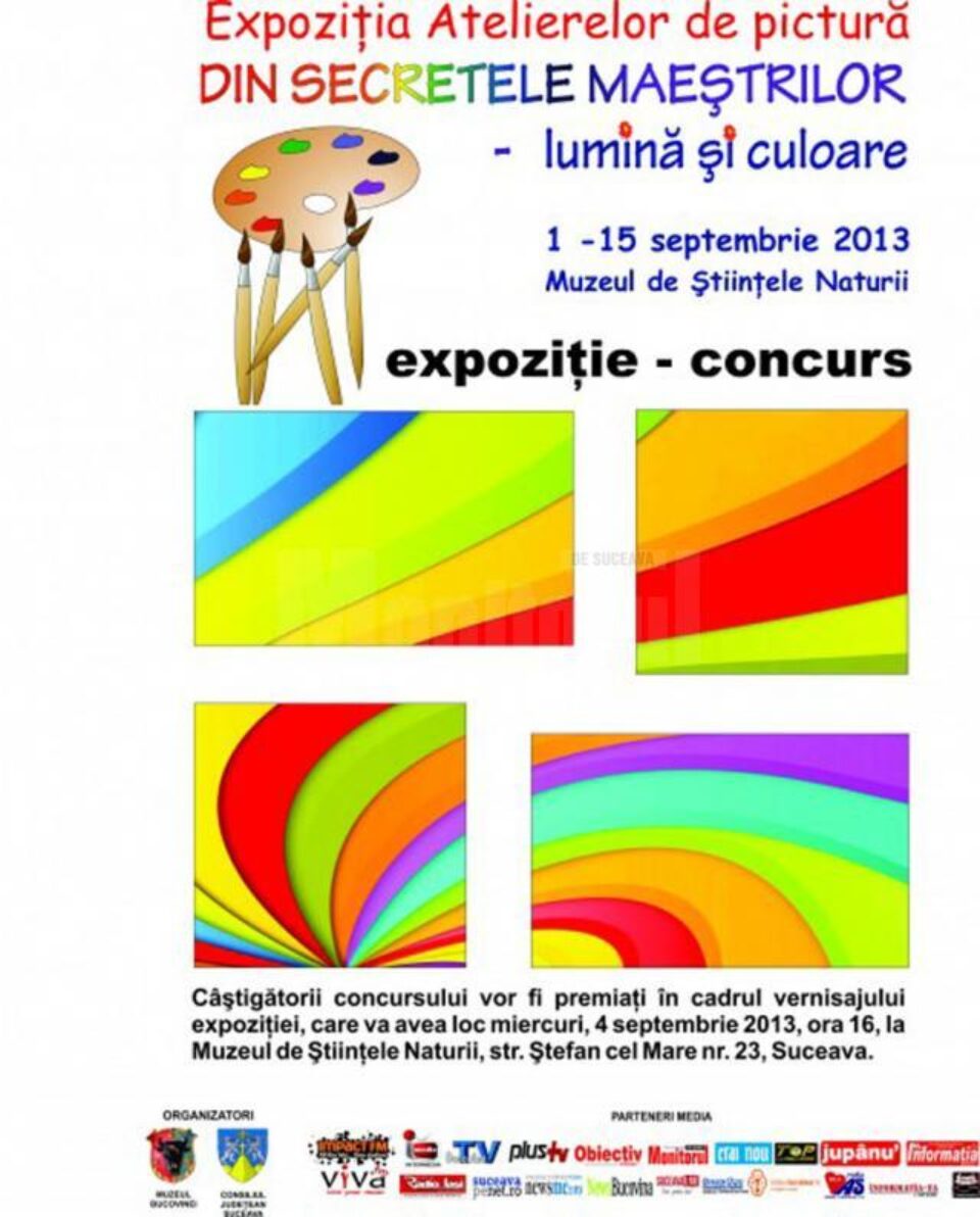 „Din secretele maeștrilor - lumină și culoare”, la Muzeul de Științele Naturii