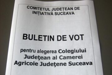 116.000 de suceveni, așteptați duminică la alegerile pentru Camera Agricolă Județeană