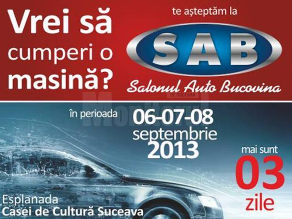 Salonul Auto Bucovina, în centrul Sucevei