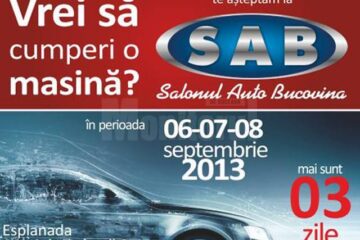 Salonul Auto Bucovina, în centrul Sucevei